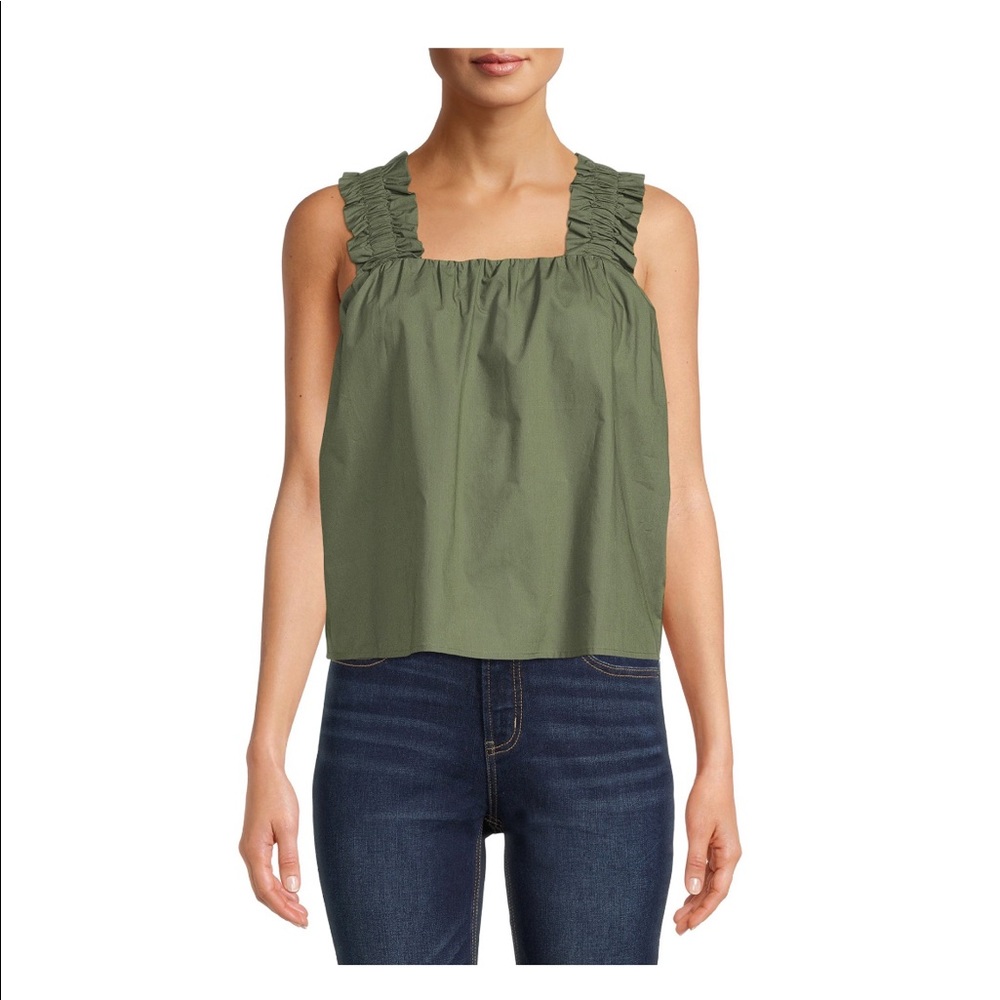 NWT Ruffle Strap Top - Picture 5 of 5